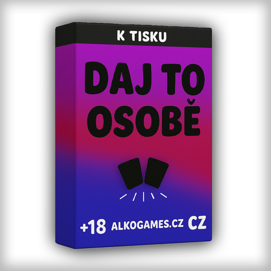 Spiel "Gib es jemandem" (K Tisku)