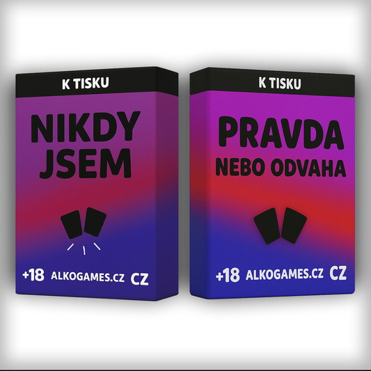 Sada „Pravda Nebo Odvaha“ + „Nikdy Jsem“ (K Tisku)