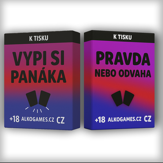 Sada „Pravda Nebo Odvaha“ + „Vypi Si Panaka“ (K Tisku)
